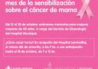 Mes de la sensibilización sobre el cáncer de mama