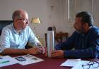 Matzkin recibió a Castiglioni en su despacho