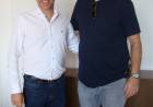 El Intendente Matzkin recibió al Prof. Carlos Oreste