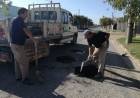 Bacheo en la ciudad