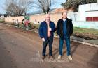 Se presentó una nueva obra de cordón cuneta en la ciudad