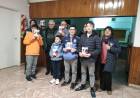 Rodolfo Garbarino brindó una clínica de ajedrez y se quedó con el torneo en Coronel Pringles