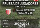 Huracán probará jugadores en Pringles