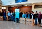 Entrega de equipos de sonido a escuelas del distrito