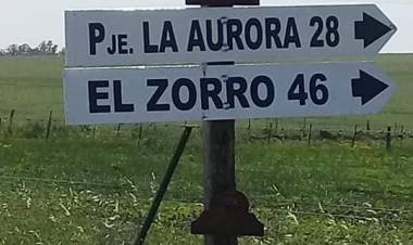 Cartelería en Caminos Rurales