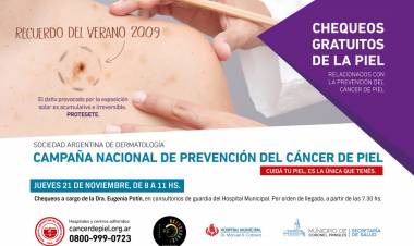 Chequeos de piel gratuitos