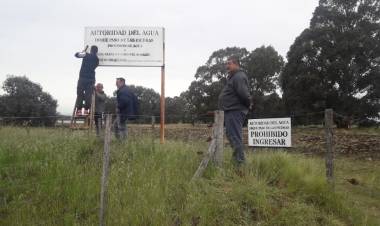 Mantenimiento en Dique Paso de las Piedras