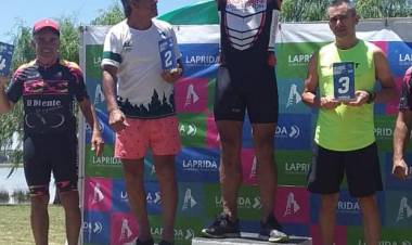 "Bochín" Mandrini hizo podio en la Rural Bike de Laprida