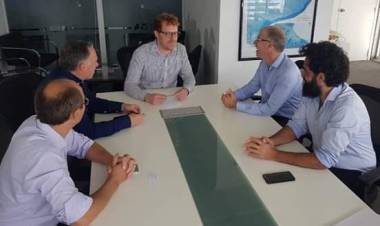 Matzkin pidió recursos para el mejoramiento de la Planta de Residuos