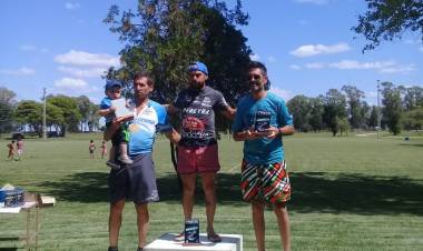 Marcos Almirón estuvo en el Triatlón de La Madrid