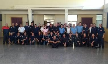 Bomberos de Pringles estuvieron en reunión departamental