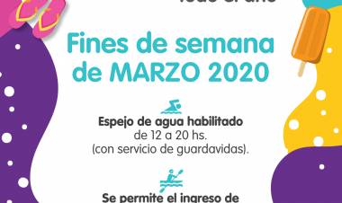 Se podrá utilizar el espejo de agua