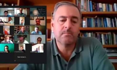 Ariel Guarco estuvo en una teleconferencia con Daniel Arroyo