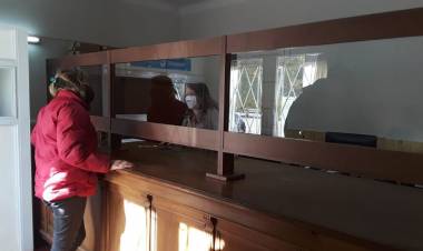 Así luce desde ayer (14 de mayo) la Delegación de Indio Rico