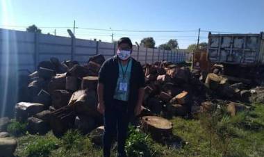 "Se robaron una parte de la leña que nos donaron"