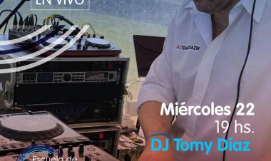 Charlas en vivo con DJ Tomy Díaz