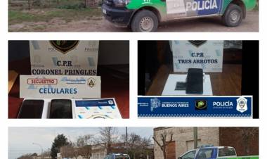 Secuestran celulares tras allanamientos en Indio Rico y Copetonas
