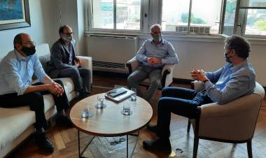 Katopodis, Ruesga y Matzkin avanzaron en gestiones de obras para Pringles