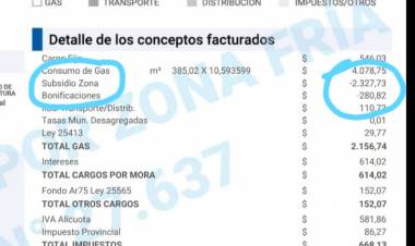 Gas: "El descuento por zona fría se realizó completo"