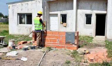 Avanzan las obras en el Barrio Balbín