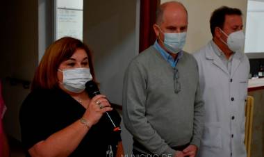 Matzkin inauguró el nuevo Office de Enfermería