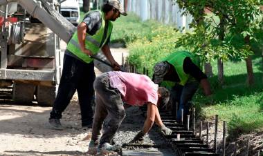 La obra pública en nuestra ciudad continúa avanzando