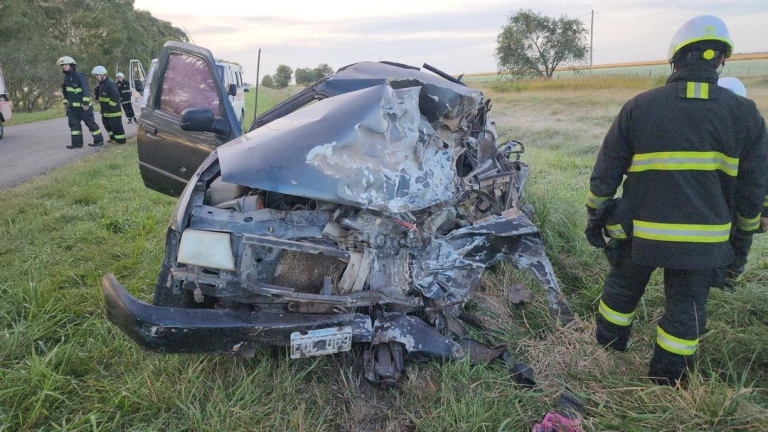 Un pringlense perdió la vida tras chocar en la ruta 85