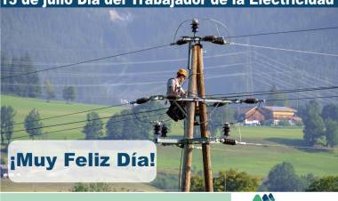 13 de julio: Día del Trabajador de la Electricidad