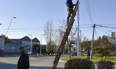 Instalan Fibra óptica y más cámaras en Pringles e Indio Rico