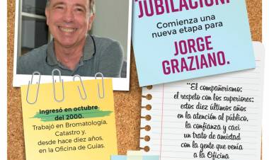 Hoy comienza una nueva etapa para Jorge Graziano