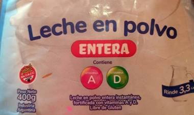 Importante: Retiro preventivo de leche en polvo