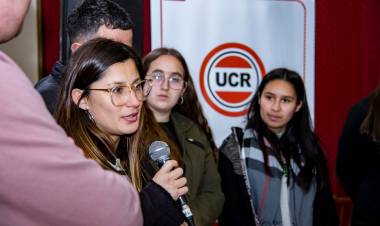 Los jóvenes fueron protagonistas del encuentro regional de la UCR
