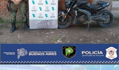 Policía Rural recupera moto que había sido sustraída en la Localidad de Mar Del Plata a mediado del año pasado
