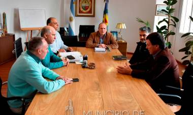 Reunión de trabajo con los Intendentes de Dorrego y La Madrid