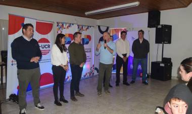 Presentación de la lista oficialista en Indio Rico