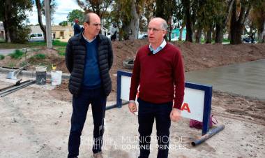 La Colectora de Boulevard 1 suma una cuadra más de pavimento
