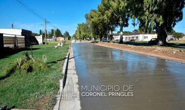 Pavimento en colectora de Boulevard 1