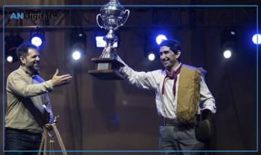 Emilio Pratula ganó en la Semana Criolla del Prado y se consagró campeón en jineteada