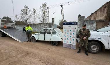 Se recupera vehículo sustraído en el año 2009