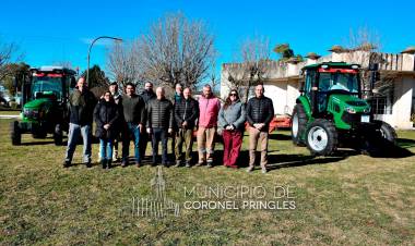 Nuevas maquinarias para fortalecer los servicios municipales