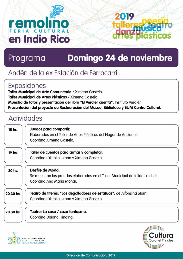 Remolino Cultural en Indio Rico