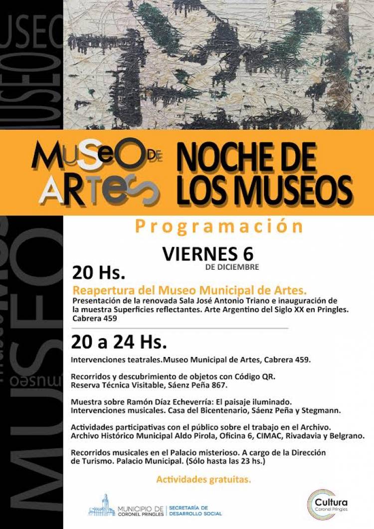 Reapertura del Museo de Artes y Noche de los Museos