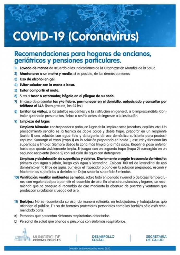 Instructivos sobre el correcto lavado de manos