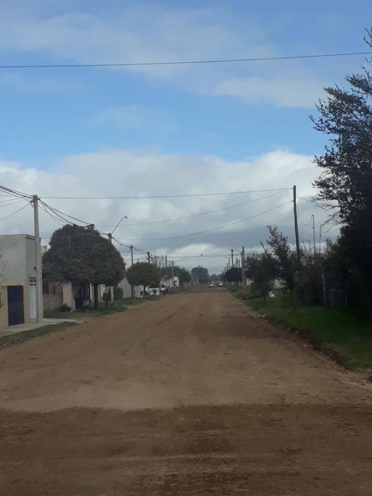 Mantenimiento de calles en Pringles