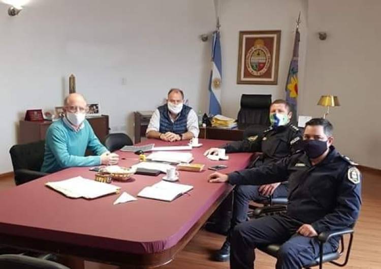 Matzkin recibió a autoridades de la Zona Operativa Vial