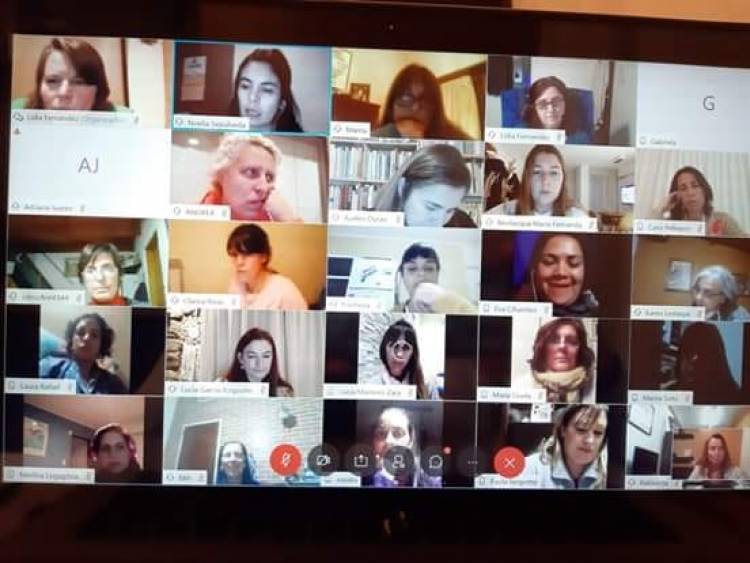 Carnevali y Soto, estuvieron en reunión ZOOM con Ministra Provincial