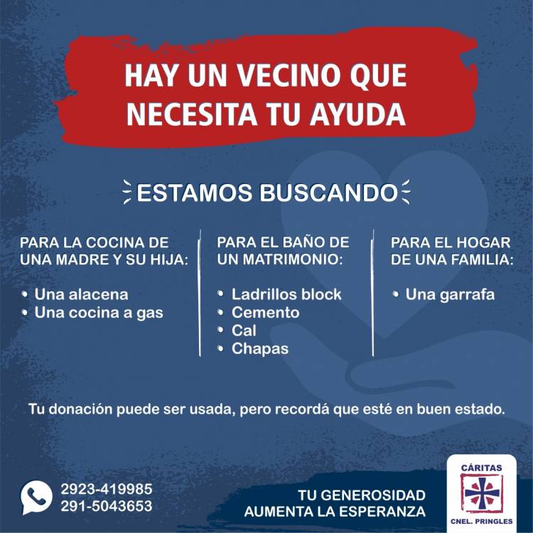 Hay un vecino que necesita tu ayuda