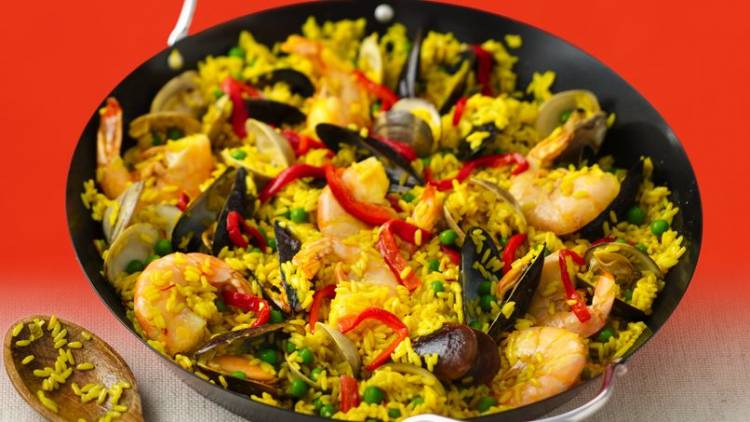Paella de Mariscos en la Asociación Española