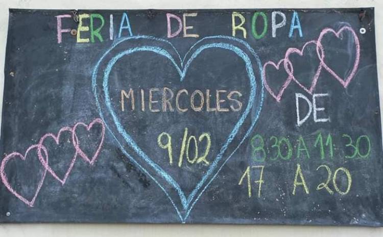 Se reinician las Ferias de Ropa en Cáritas