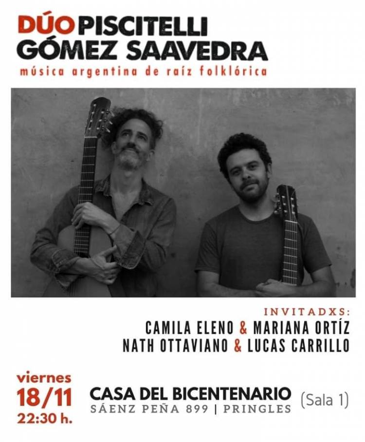 Presentación del Dúo Piscitelli-Gómez Saavedra